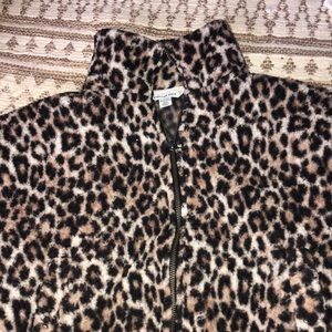American Eagle Leopard Coat